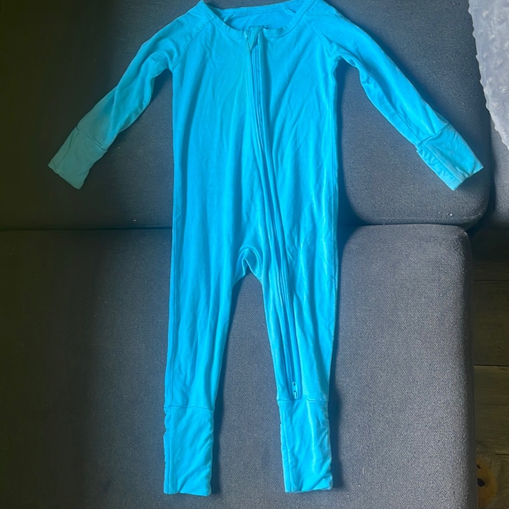 Blue bamboo zippy